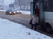 Вече има пострадали заради силния сняг над Пловдив
