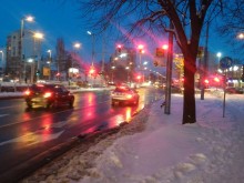 Няма да познаете едно от най-натоварените кръстовища в Пловдив, снегът май уплаши шофьорите
