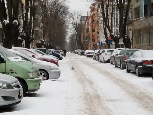 div Пътната обстановка във Варна е нормална при зимни условия