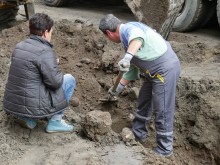 Археологията по "Отец Паисий" се показа отново, този път - пред къщата с римската баня