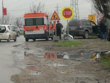 Пак катастрофа на караулката на Околовръстното