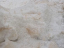 Сахара изпрати цветен сняг у нас