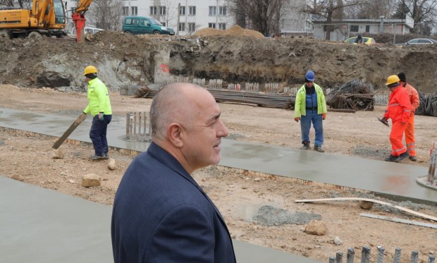 Министър председателят Бойко Борисов се запозна с хода на строителните дейности