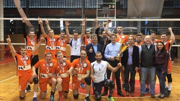 Отборът на Дунав Русе спечели шампионската титла в първенството по