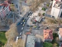 Тотален "мармалад" по "Васил Априлов", вижте го от птичи поглед!