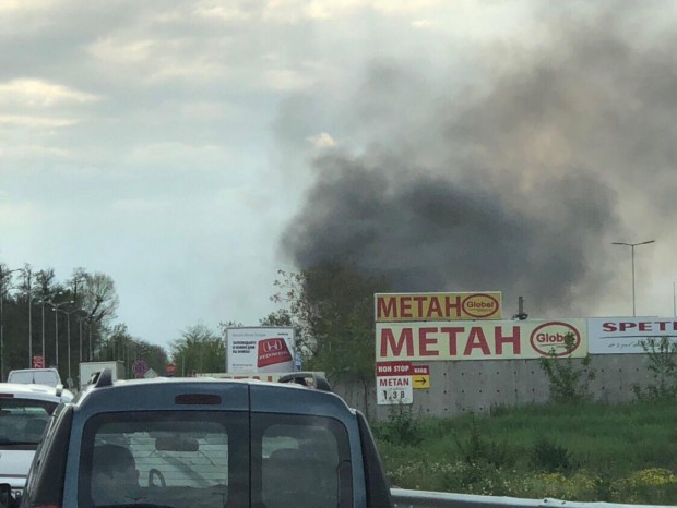 Пожар гори в момента в Северен предаде репортер на Plovdiv24 bg