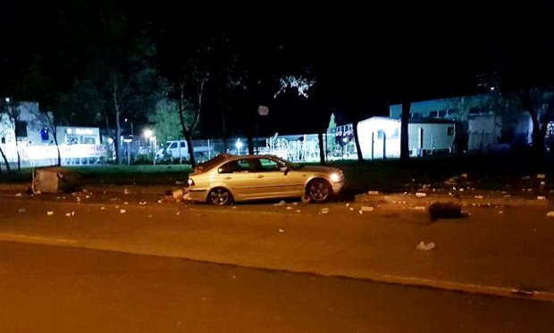 Бургаско БМВ предизвика зрелищна катастрофа в бургаския ж к Славейков Инцидентът