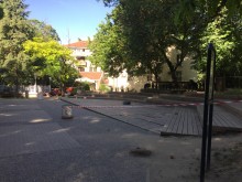 Освежиха пейки и амфитеатрални места в Цар Симеоновата градина