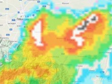 Буря приближава Пловдив от югоизток