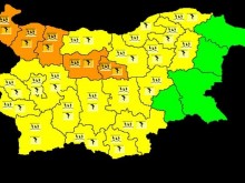Това са областите, в които днес се очаква опасно време с кодове