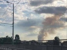 Големият пожар край "Коматевско шосе" стигна и до прокуратурата