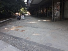 Вижте новата пешеходна зона край Дома на техниката