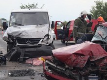 Петима ранени при тежка катастрофа на пътя за Гоце Делчев