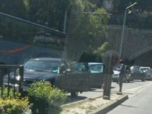 Верижна катастрофа затапи движението в центъра