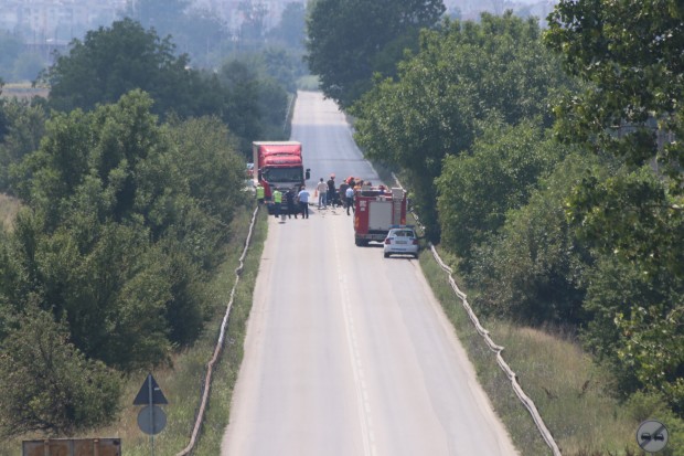Източнообходният път на Пловдив е затворен за движение предаде репортер
