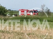 Появи се първа снимка от мястото с падналия самолет!