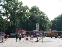 Започна пълното преобразяване край "Понеделник пазара", избиват новата улица