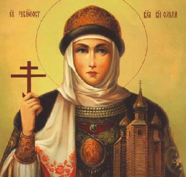 Света благоверна Олга била съпруга на киевския княз Игор. След