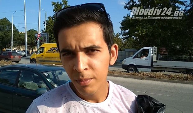 Шофьорът който блъсна велосипедист в Пловдив застана пред камерата на