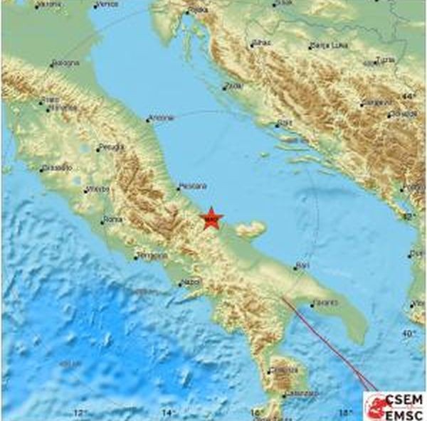 Земетресение с магнитуд 5,0 разтърси Централна и Източна Италия преди
