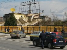 Масово полицейско присъствие около стадион "Христо Ботев"