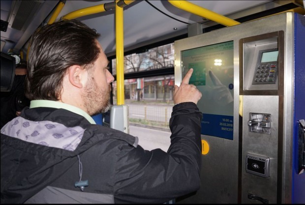 Днес предстои пускане на автоматизираната билетна система в тролейбусни линии