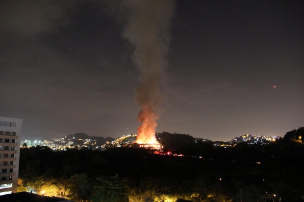 Reuters
Огромен пожар опустоши прочутия Национален музей на Рио де Жанейро,