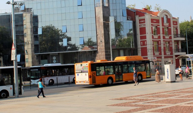 Шофьорите  на  автобусите от масовия градски транспорт в Пловдив, които