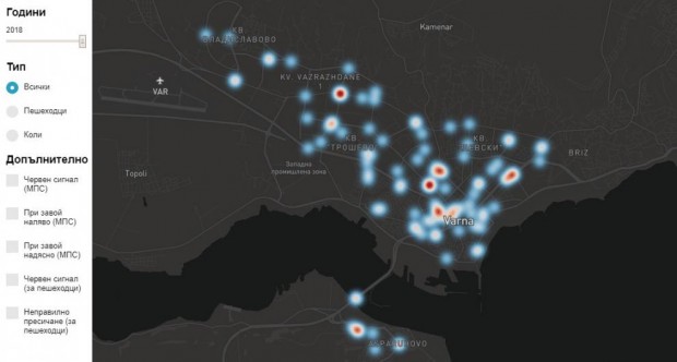 Програмист от Варна създаде онлайн карта която показва местата в