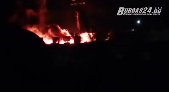 Втори пожар избухна край Айтос научи Burgas24 bg След като