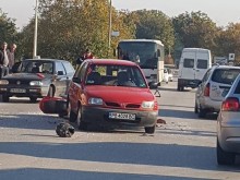 Тежка катастрофа с моторист на входа на Брестник