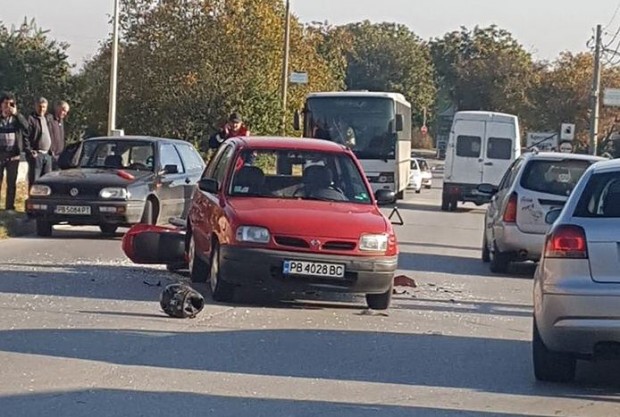 Мотористът от катастрофата тази сутрин, за която Plovdiv24.bg пръв ви