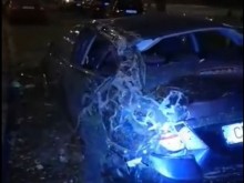 Дрогиран шофьор блъсна седем автомобила