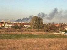 Голям пожар в източната част на Пловдив! Очевидец: Дишайте, "Столипиново" черпи