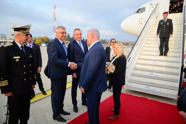 Министър–председателят на Израел Бенямин Нетаняху пристигна във Варна на работно