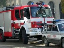 84-годишен мъж пострада при пожар