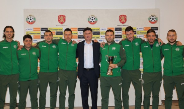 Президентът на Българския футболен съюз Борислав Михайлов прие в Националната