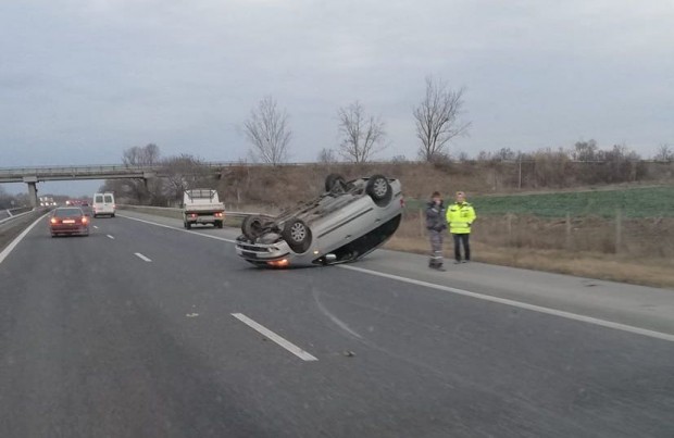 За изключително неприятен инцидент на автомагистрала Тракия близо до една