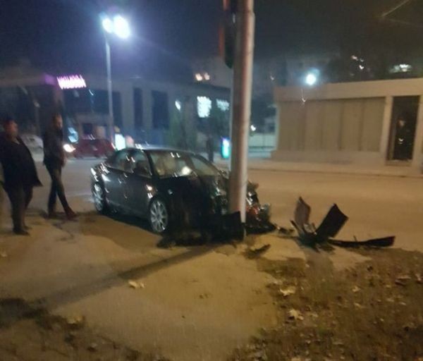 Зрелищна каскада е станала тази вечер в Пловдив Автомобил ауди