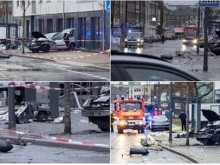 Кървав инцидент в Германия! Кола се вряза в автобусна спирка , има жертва и ранени
