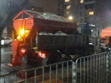 Техниката в пълна бойна готовност заради очаквания снеговалеж в Пловдив
