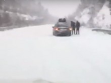 Снежен капан в района на "Маказа“