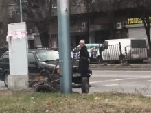 Тежък инцидент с кон и каруца в Пловдив