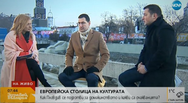 Водещият на сутрешния блок на Нова телевизия Виктор Николаев