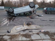 Невероятна каскада беляза началото на деня в Пловдив!