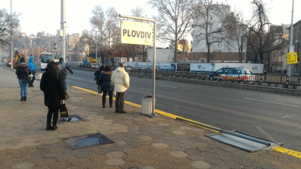 Трафикът в центъра на Пловдив от днес е с една