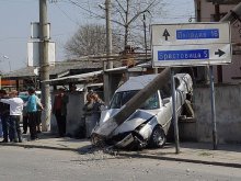 Тежка катастрофа като по чудо се размина без жертви и ранени