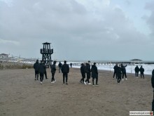 "Смърфовете" се разходиха по брега на Средиземно море