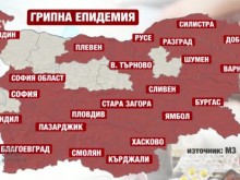 Грипна епидемия е обявена в почти цялата страна