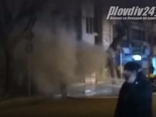 Появиха се кадри от първите минути непосредствено след мощните взривове в Пловдив